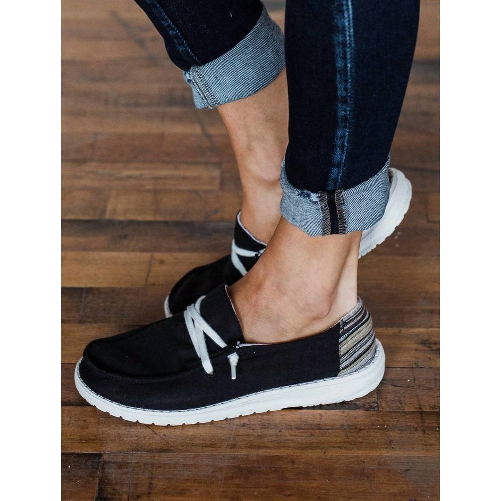 NEW GYPSY JAZZ poppy sneaker in black